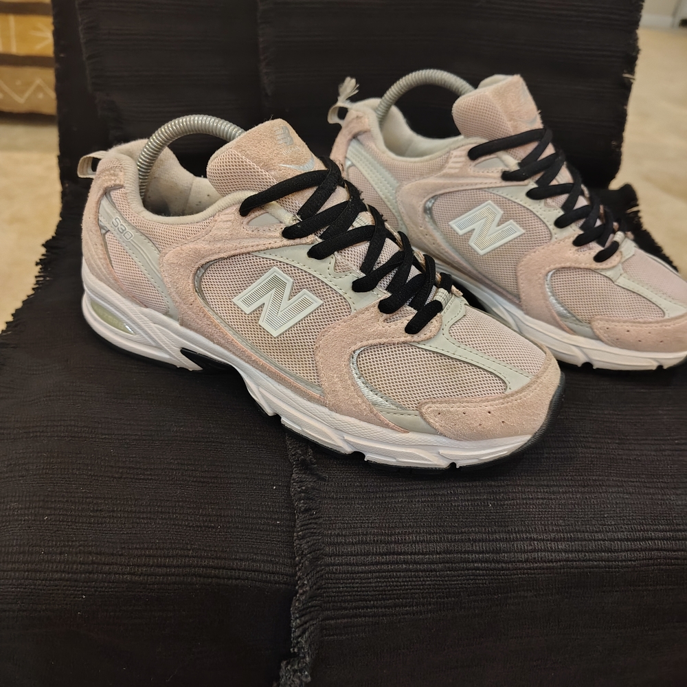New Balance Pink and Gray Sneakers